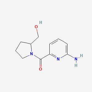 [1-(6-Aminopyridine-2-carbonyl)pyrrolidin-2-yl]methanol