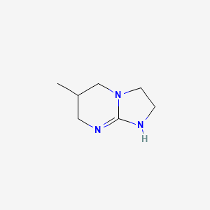 6-Methyl-2H,3H,5H,6H,7H,8H-imidazo[1,2-a]pyrimidine