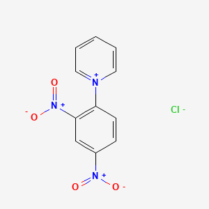 molecular formula C11H8ClN3O4 B1329755 1-(2,4-二硝基苯基)吡啶盐酸盐 CAS No. 4185-69-7