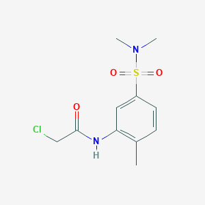 2-chloro-N-[5-(dimethylsulfamoyl)-2-methylphenyl]acetamide