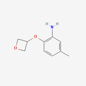 5-Methyl-2-(oxetan-3-yloxy)aniline