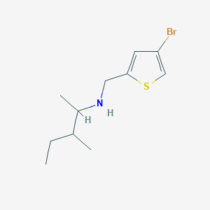 n-((4-Bromothiophen-2-yl)methyl)-3-methylpentan-2-amine