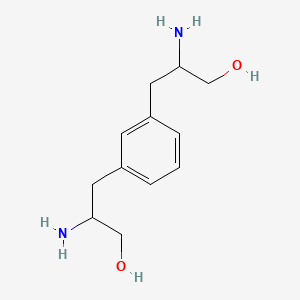 2-Amino-3-[3-(2-amino-3-hydroxypropyl)phenyl]propan-1-ol