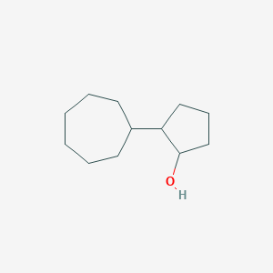 2-Cycloheptylcyclopentan-1-ol