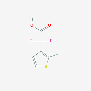 2,2-Difluoro-2-(2-methylthiophen-3-yl)acetic acid