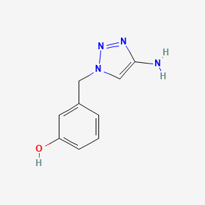 3-[(4-Amino-1H-1,2,3-triazol-1-YL)methyl]phenol