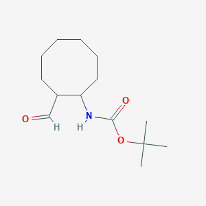 tert-Butyl N-(2-formylcyclooctyl)carbamate