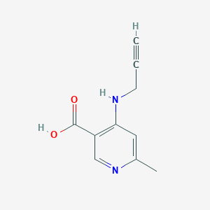 6-Methyl-4-[(prop-2-yn-1-yl)amino]pyridine-3-carboxylic acid