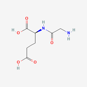 molecular formula C7H12N2O5 B1329766 甘氨酰-L-谷氨酸 CAS No. 7412-78-4
