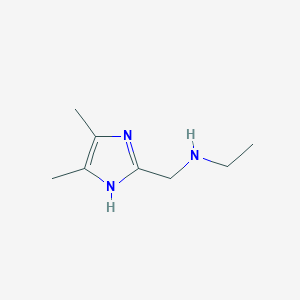 (4,5-Dimethyl-1H-imidazol-2-ylmethyl)-ethyl-amine