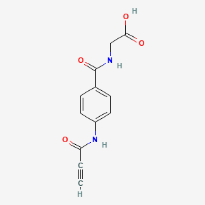 2-{[4-(Prop-2-ynamido)phenyl]formamido}acetic acid