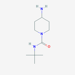 4-amino-N-tert-butylpiperidine-1-carboxamide