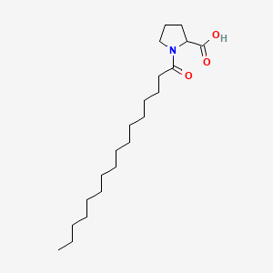 molecular formula C21H39NO3 B1329772 N-十六酰基脯氨酸 CAS No. 59441-32-6
