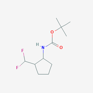 tert-butyl N-[2-(difluoromethyl)cyclopentyl]carbamate