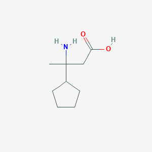 3-Amino-3-cyclopentylbutanoic acid