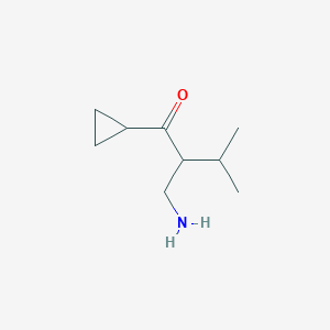 2-(Aminomethyl)-1-cyclopropyl-3-methylbutan-1-one