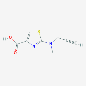 2-[Methyl(prop-2-yn-1-yl)amino]-1,3-thiazole-4-carboxylic acid