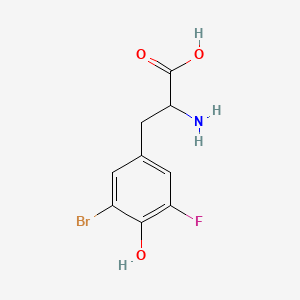 B1329783 3-Fluoro-5-bromotyrosine CAS No. 369-95-9