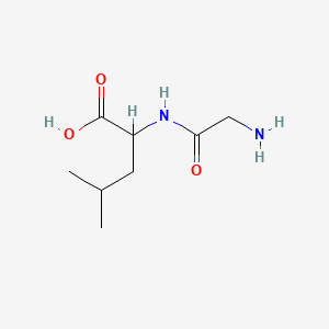 molecular formula C8H16N2O3 B1329786 甘氨酰亮氨酸 CAS No. 688-14-2