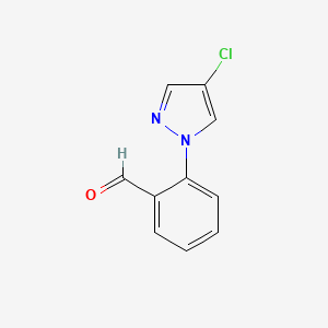 2-(4-Chloro-1H-pyrazol-1-YL)benzaldehyde