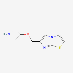 3-(Imidazo[2,1-B][1,3]thiazol-6-ylmethoxy)azetidine