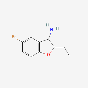 5-Bromo-2-ethyl-2,3-dihydro-1-benzofuran-3-amine