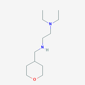 molecular formula C12H26N2O B13297916 [2-(Diethylamino)ethyl](oxan-4-ylmethyl)amine 