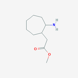 Methyl 2-(2-aminocycloheptyl)acetate