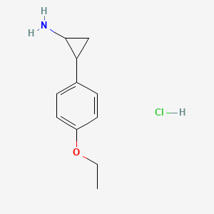 2-(4-Ethoxyphenyl)cyclopropan-1-amine hydrochloride