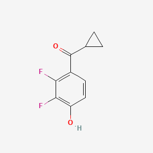 4-Cyclopropanecarbonyl-2,3-difluorophenol