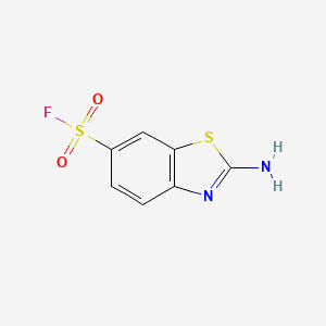 2-Amino-1,3-benzothiazole-6-sulfonyl fluoride