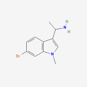 1-(6-Bromo-1-methyl-1H-indol-3-YL)ethan-1-amine