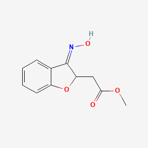 Methyl 2-[3-(hydroxyimino)-2,3-dihydro-1-benzofuran-2-yl]acetate