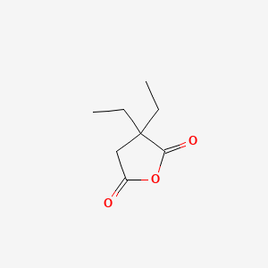molecular formula C8H12O3 B1329799 二氢-3,3-二乙基-2,5-呋喃二酮 CAS No. 2840-69-9