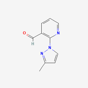 2-(3-Methyl-1H-pyrazol-1-yl)pyridine-3-carbaldehyde