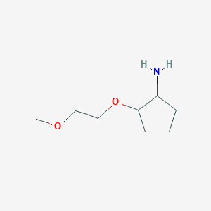 2-(2-Methoxyethoxy)cyclopentan-1-amine