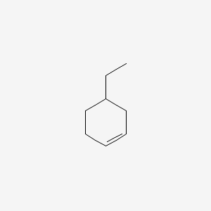 molecular formula C8H14 B1329803 4-Ethylcyclohexene CAS No. 3742-42-5