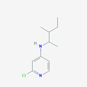 2-chloro-N-(3-methylpentan-2-yl)pyridin-4-amine