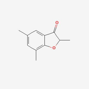 2,5,7-Trimethyl-2,3-dihydro-1-benzofuran-3-one