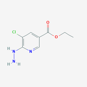 Ethyl 5-chloro-6-hydrazinylpyridine-3-carboxylate