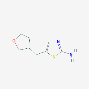 5-[(Oxolan-3-yl)methyl]-1,3-thiazol-2-amine