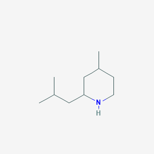 4-Methyl-2-(2-methylpropyl)piperidine