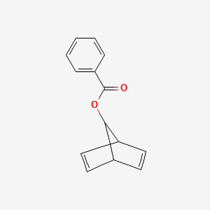 molecular formula C14H12O2 B1329813 7-Norbornadienyl benzoate CAS No. 4796-68-3