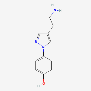 4-[4-(2-Aminoethyl)-1H-pyrazol-1-yl]phenol