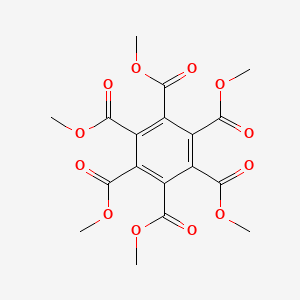 molecular formula C18H18O12 B1329820 Hexamethyl benzenehexacarboxylate CAS No. 6237-59-8