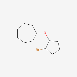 [(2-Bromocyclopentyl)oxy]cycloheptane