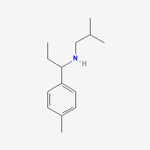 [1-(4-Methylphenyl)propyl](2-methylpropyl)amine