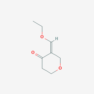 3-(Ethoxymethylidene)oxan-4-one