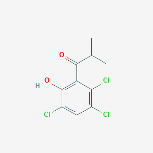 2-Methyl-1-(2,3,5-trichloro-6-hydroxyphenyl)propan-1-one