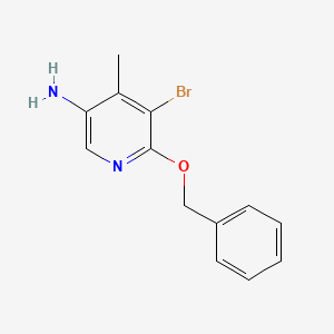 6-(Benzyloxy)-5-bromo-4-methylpyridin-3-amine